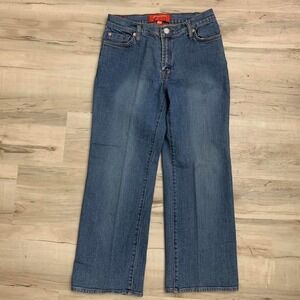 Vintage 1990s high waist Bonjour denim capri jeans